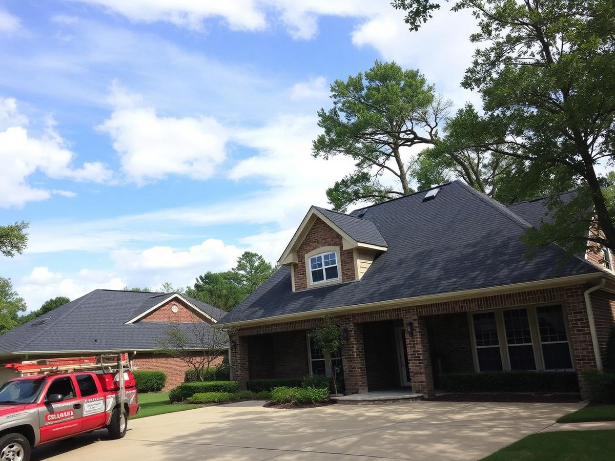 Storm Damage Restoration in The Woodlands, TX